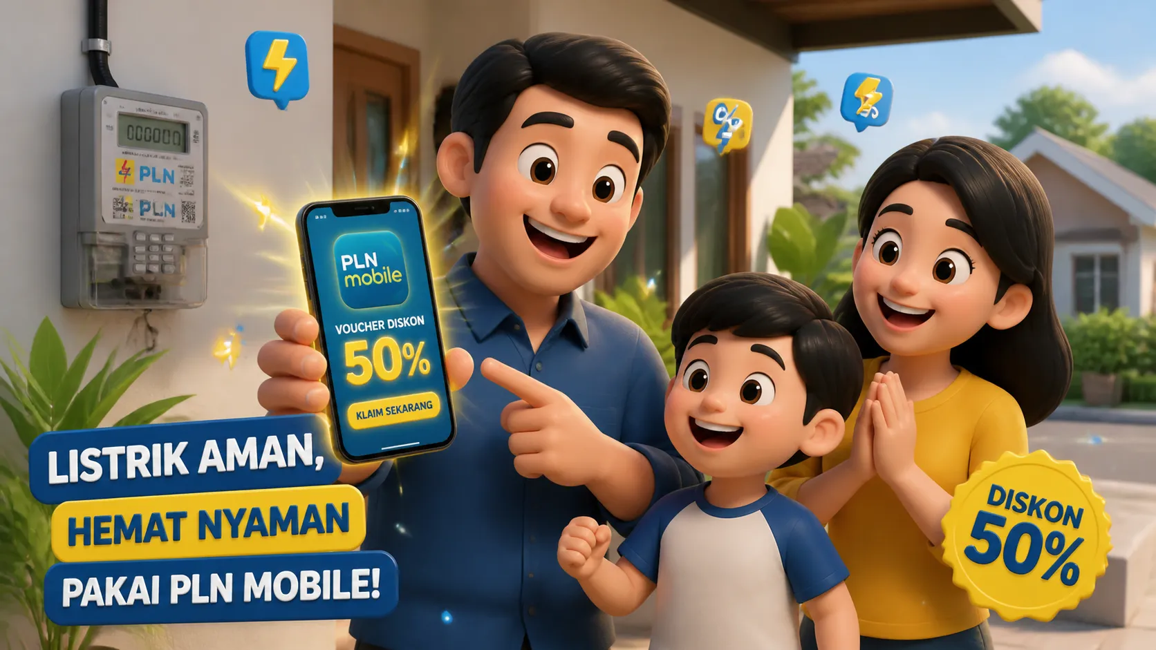 Diskon Listrik PLN Terbaru 50% Juli 2026: Syarat & Cara Klaim