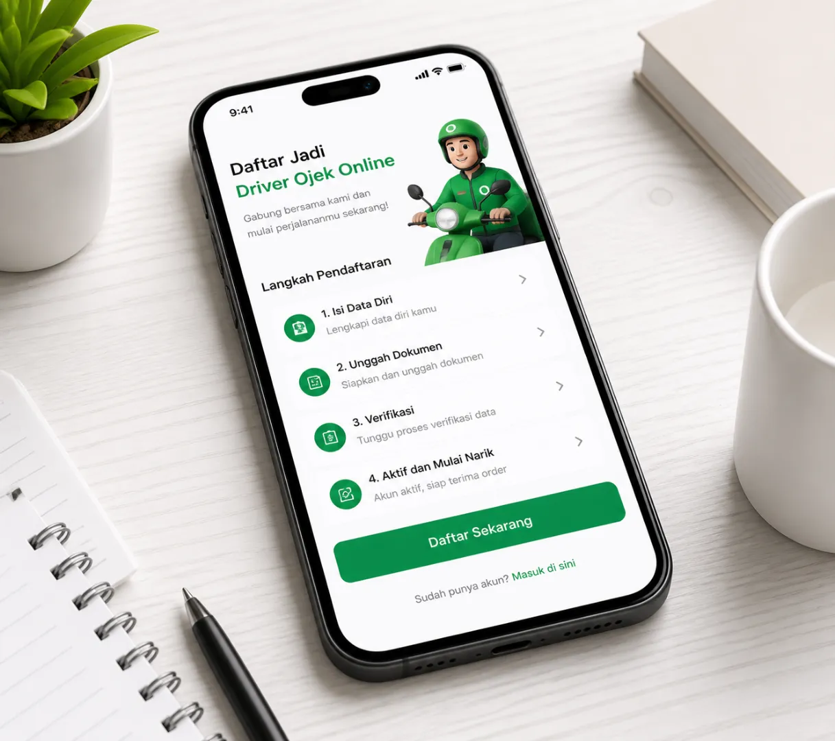 Cara Daftar Driver Maxim Motor dari HP, Syarat hingga Aktivasi
