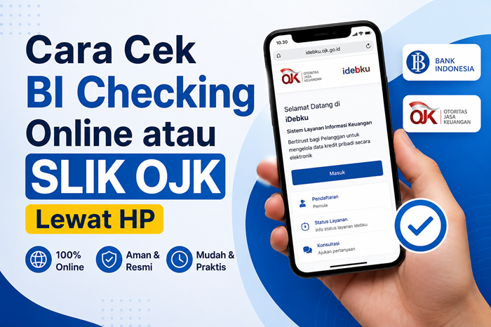 Cara Cek BI Checking Online atau SLIK OJK Lewat HP