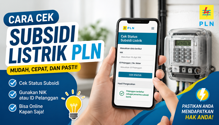 Cara Cek Subsidi Listrik PLN Menggunakan KTP Terbaru 2026