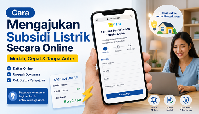 Panduan Cara Mengajukan Subsidi Listrik Secara Online 2026