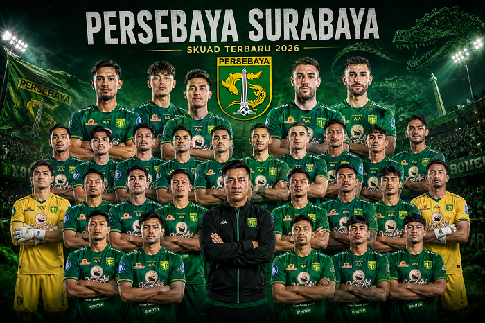 Skuad Persebaya Surabaya 2026/2027 Terbaru: Daftar Pemain Baru, Transfer Resmi, dan Prediksi Kekuatan Green Force