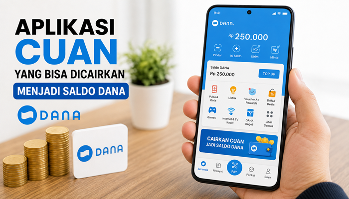 Aplikasi Cuan yang Bisa Dicairkan Menjadi Saldo DANA