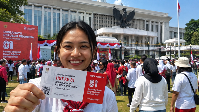 Cara Daftar Tiket Upacara 17 Agustus 2026 HUT Ke-81 RI