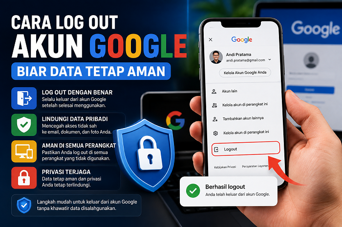Cara Log Out Akun Google Biar Data Tetap Aman, Panduan Lengkap untuk Pemula