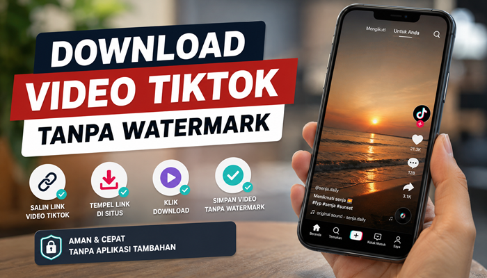 Situs Download Video TikTok Tanpa Watermark Gratis (HD)