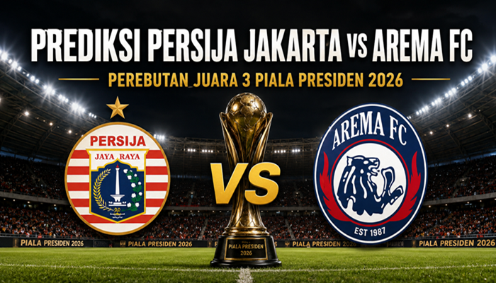 Prediksi Persija Jakarta vs Arema FC: Perebutan Juara 3 Piala Presiden 2026