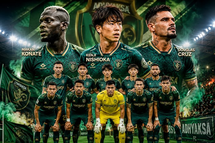 Skuad Adhyaksa FC 2026/2027: Daftar Pemain, Rekrutan Anyar, dan Target Besar di Super League