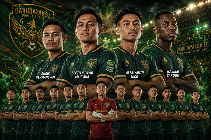 Skuad Garudayaksa FC 2026/2027: Daftar Pemain Terbaru, Bursa Transfer, dan Prediksi Performa di Super League